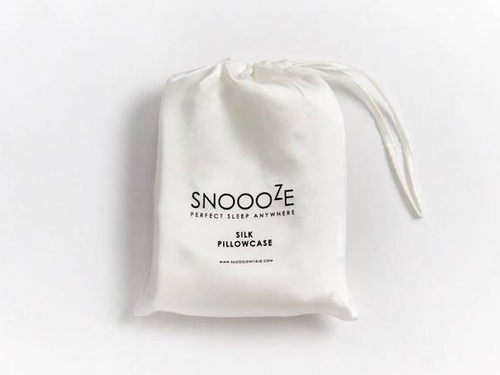 Full Size Silk Pillowcase, Cream Snooozeworld