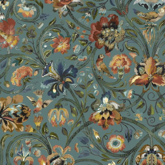 GAIA Wallpaper - Prussian Blue House of Hackney