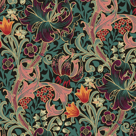 GOLDEN LILY Wallpaper - Apatite House of Hackney