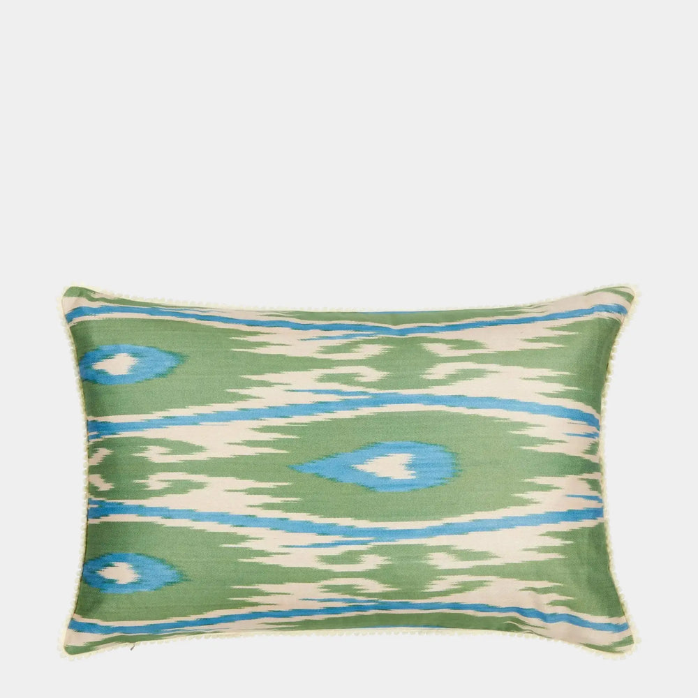 GREEN and BLUE Cushion ROSANNA LONSDALE