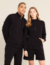 Unisex Black Quarter Zip Sweater Boody