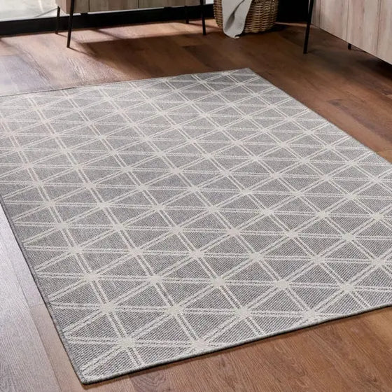 Geometric Indoor Outdoor Rug Dunelm