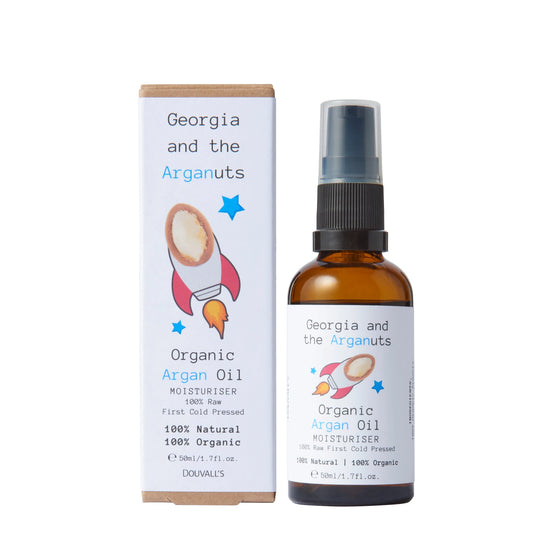 Georgia and the Arganuts Children's Organic Argan Oil Moisturiser 50ml | Nourishing and Soothing Care for Sensitive Skin Douvalls Beauty