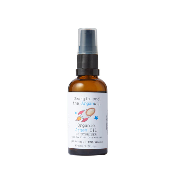 Georgia and the Arganuts Children's Organic Argan Oil Moisturiser 50ml | Nourishing and Soothing Care for Sensitive Skin Douvalls Beauty