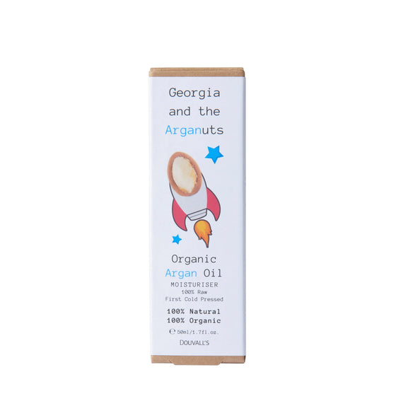 Georgia and the Arganuts Children's Organic Argan Oil Moisturiser 50ml | Nourishing and Soothing Care for Sensitive Skin Douvalls Beauty