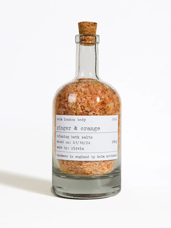 Ginger & Orange Bath Salts - 580g Helm London