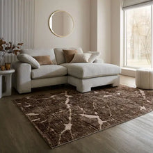  Glacier Luxury Marble Shaggy Rug Dunelm