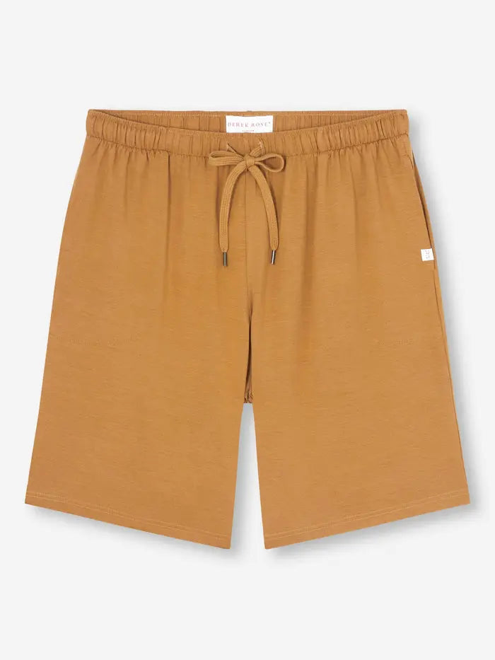 Gold Basel Micro Modal Stretch Men's Lounge Shorts Derek Rose