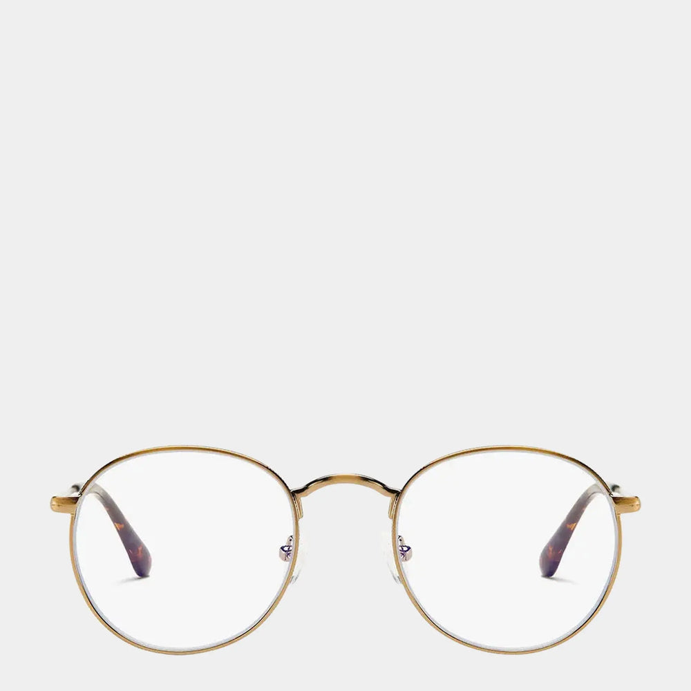 Gold Matte Recoleta Glasses Barner