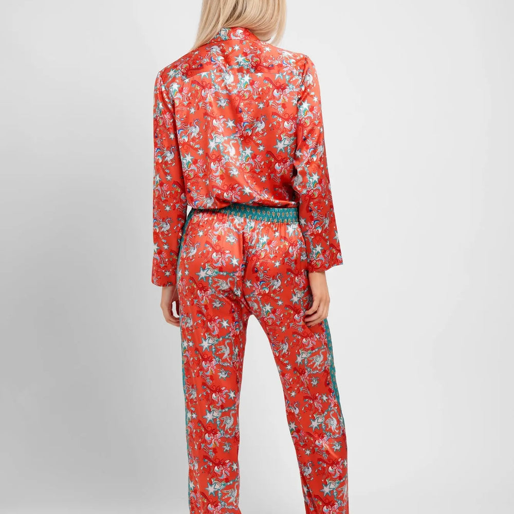 Golden Goose Women's Silk Pyjama Trouser Set Jessica Russell Flint