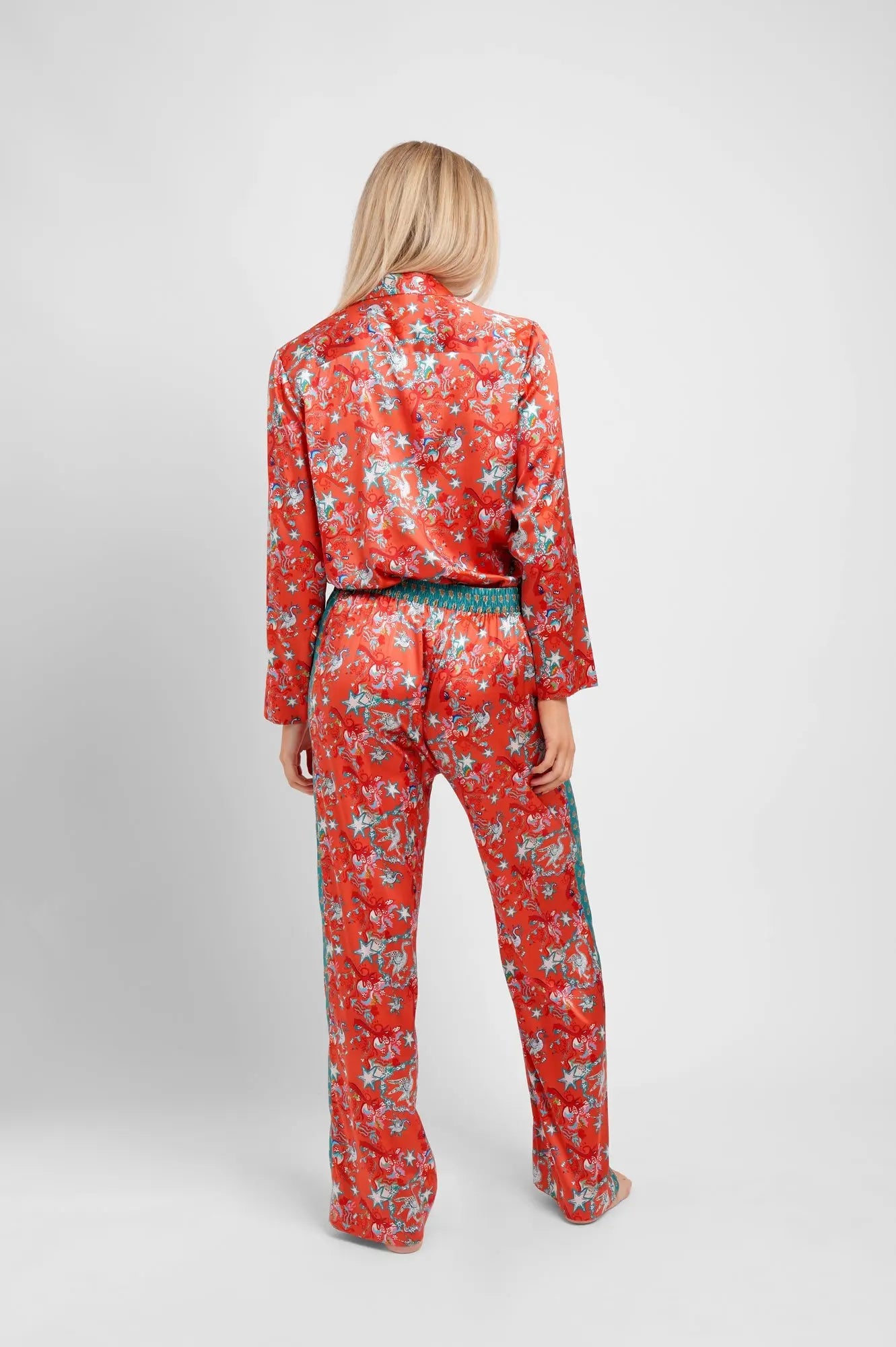 Golden Goose Women's Silk Pyjama Trouser Set Jessica Russell Flint