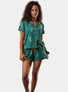 Golden Pineapple II Pyjama Short Set Cosy Collective