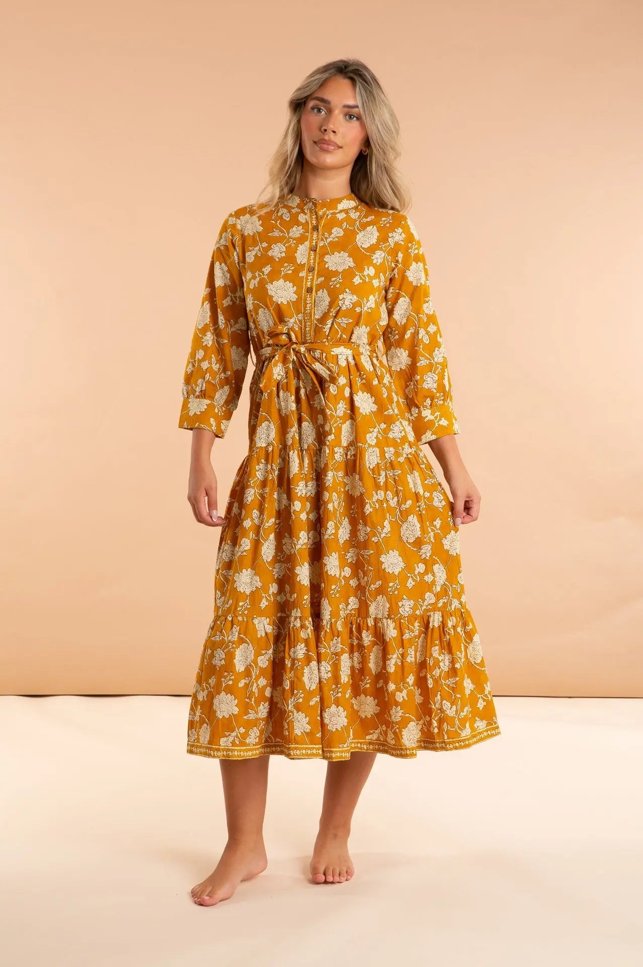 Golden Tulip Cotton Dress inara