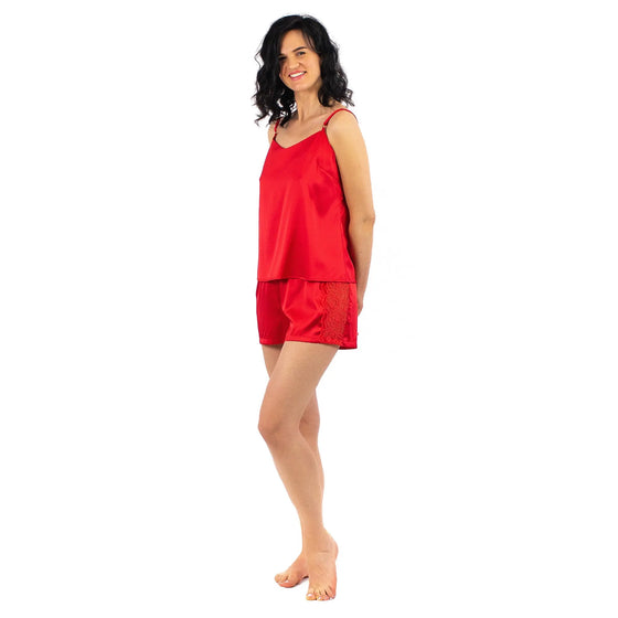 Good Girl Gone Bad Pyjama Camisole Red NOKAYA