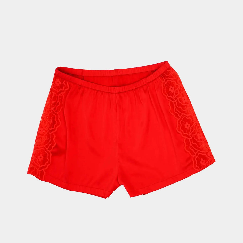 Good Girl Gone Bad Pyjama Shorts Red NOKAYA