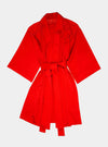 Good Girl Gone Bad Silk Kimono Robe Red NOKAYA