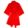 Good Girl Gone Bad Silk Kimono Robe Red NOKAYA