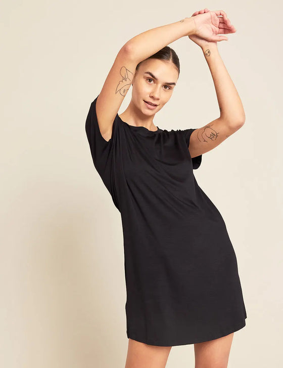 Goodnight Black Bamboo Nightdress Boody