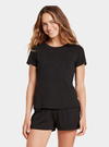 Black Goodnight Women's Bamboo Sleep Tee Boody