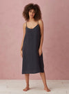 Graphite Alice 100% Linen Cami Nightie