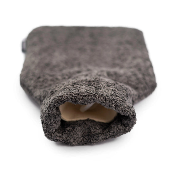 Graphite Fleece Hot Water Bottle CosyPanda