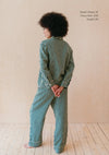 Green Checkerboard Cotton Pyjama Trouser Set TartanBlanketCo