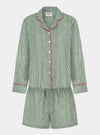 Green Gingham Women's Short Pyjama Set Madder & More