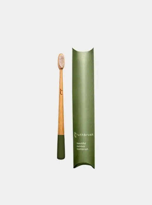 Green Moss - Medium - Truthbrush Bamboo Toothbrush Truthbrush