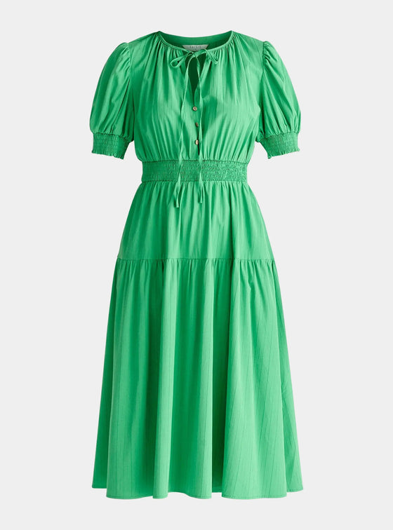 Green Peekaboo Back Dress Paisie