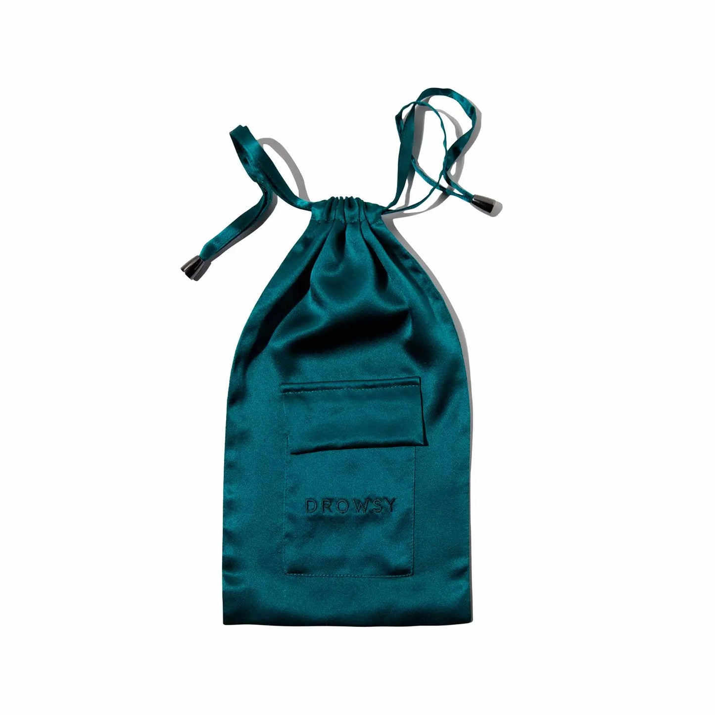 Green Sapphire Silk Carry Pouch Drowsy Sleep Co