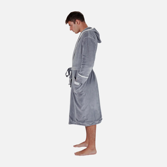 Grey Adult Robe Pure Earth Collection