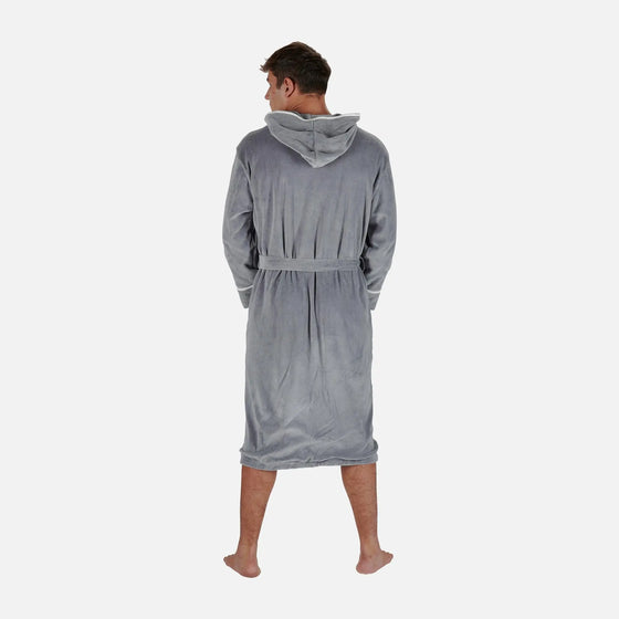 Grey Adult Robe Pure Earth Collection