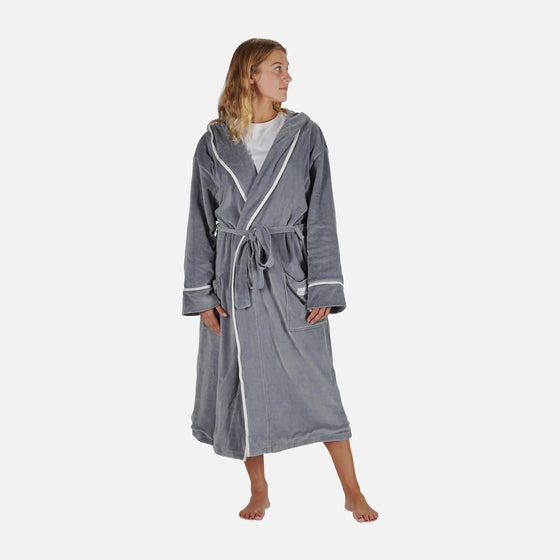 Grey Adult Robe Pure Earth Collection