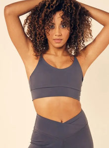  Grey Aria Sustain Sports Bra numbatsport