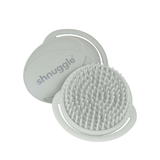 Grey Baby Bath Brush Shnuggle