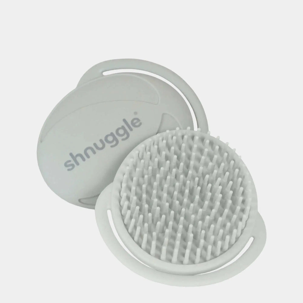 Grey Baby Bath Brush Shnuggle