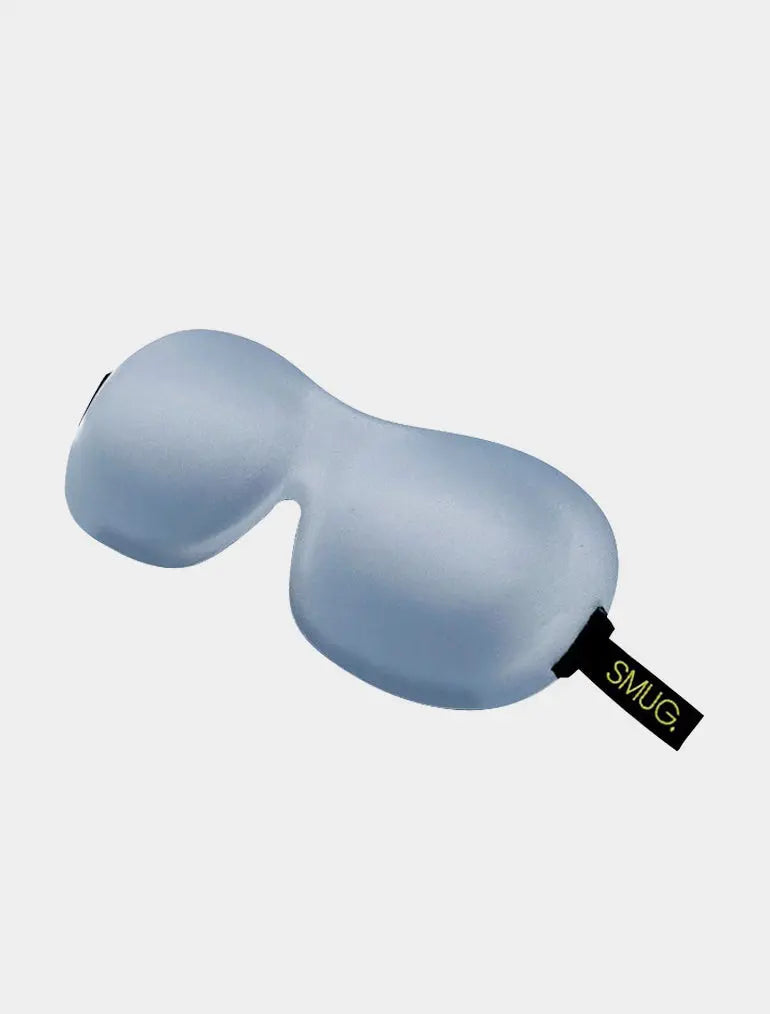 Grey Contoured 3D Blackout Sleep Mask SMUG