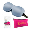 Grey Contoured 3D Blackout Sleep Mask SMUG