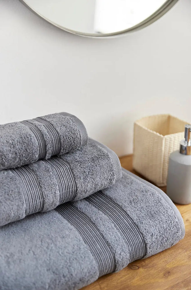 Grey Elegance Cotton Towel Torres Novas