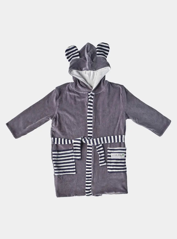 Grey Kids Organic Robes Pure Earth Collection