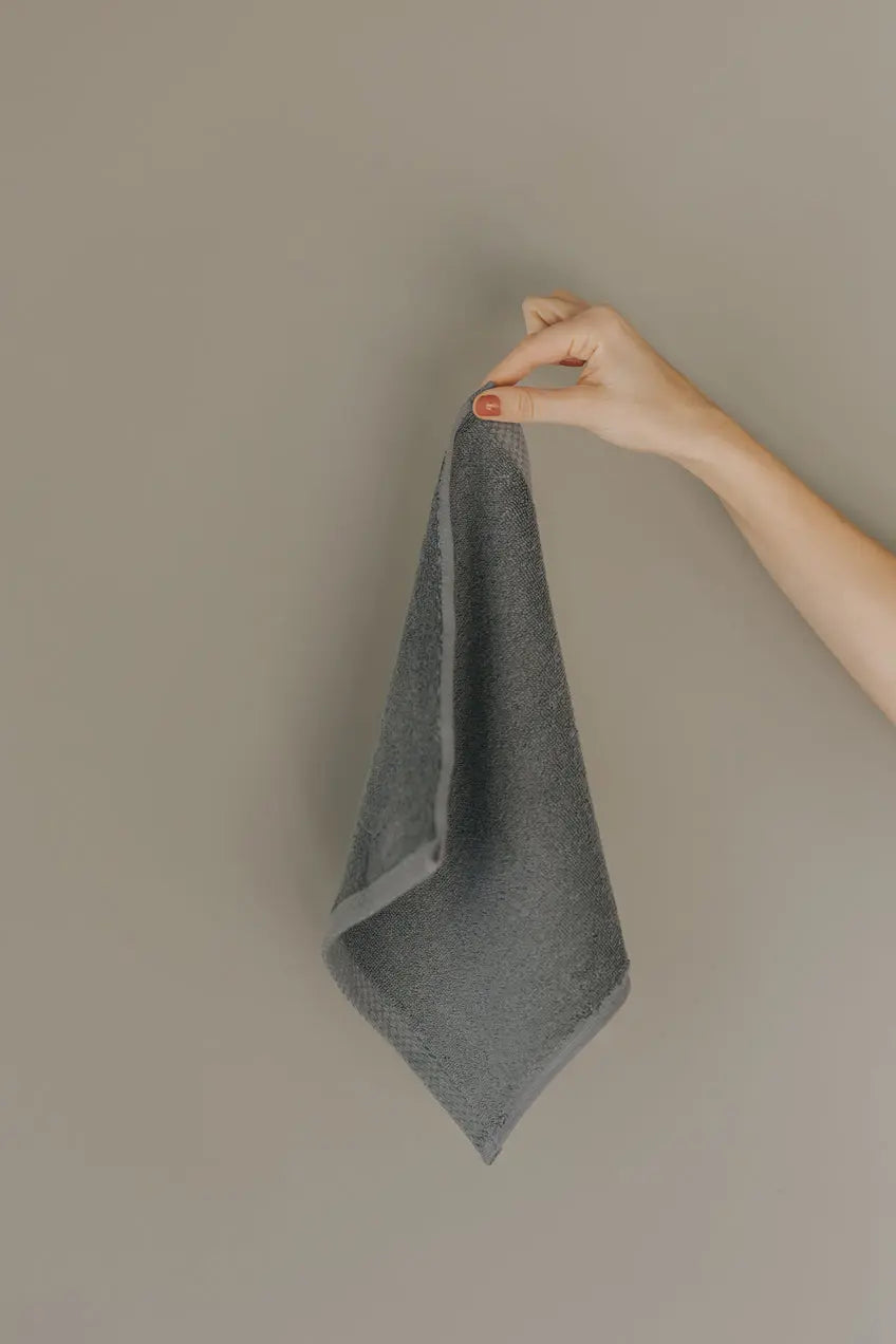 Grey Luxus Cotton Face Towel Torres Novas