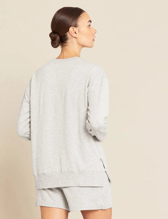 Grey Marl Women's Bamboo Lightweight Pullover Boody