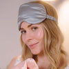 Grey Satin Sleep Mask SMUG