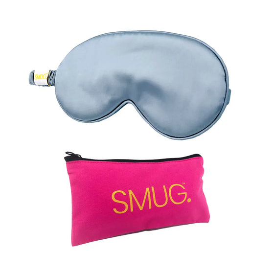 Grey Satin Sleep Mask SMUG