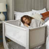 Grey Shnuggle Air Lite Bedside Crib Shnuggle