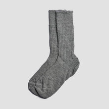  Grey Alpaca Bed Socks