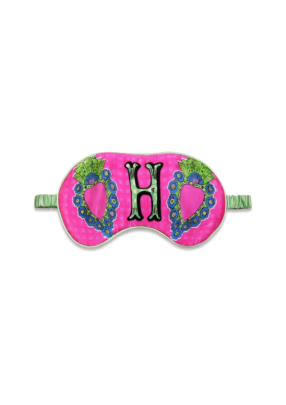 H for Hearts Silk Eye Mask Jessica Russell Flint