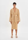 Taupe Velour Bathrobe House Babylon