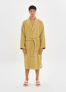  Mustard Waffle Bathrobe House Babylon