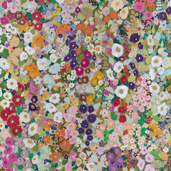 HOLLYHOCKS Wallpaper - Spring House of Hackney